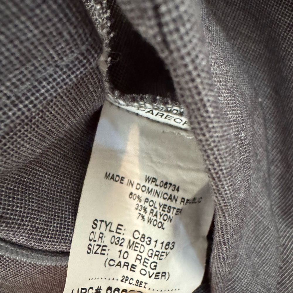 Calvin Klein Boys 2 Piece Suit Size 10 Regular - Picture 4 of 6